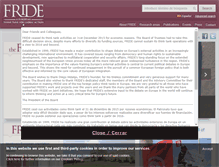 Tablet Screenshot of fride.org